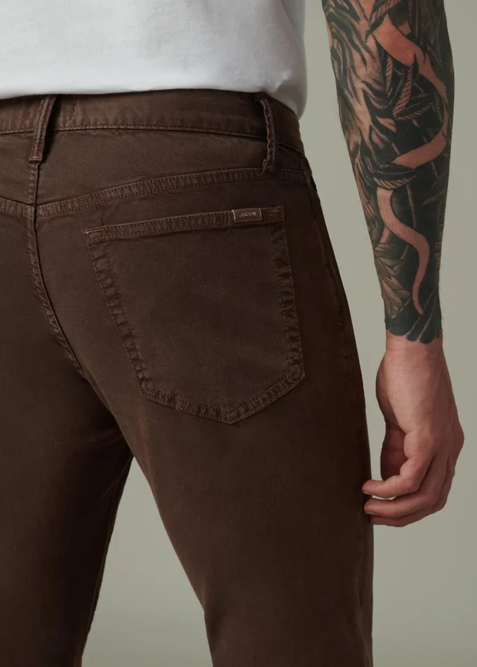 Men Pants Trousers Joe039s Jeans THE BRIXTON TWILL Chocolate Martini