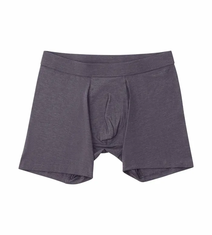 Men Quick Dry Action Blend Cotton Boxer Briefs Grey Underwear 3 Pack Pair Of Thieves Boxer Briefs