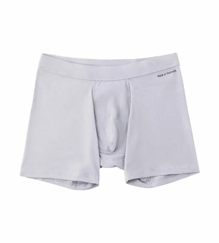 Men Quick Dry Action Blend Cotton Boxer Briefs Grey Underwear 3 Pack Pair Of Thieves Boxer Briefs