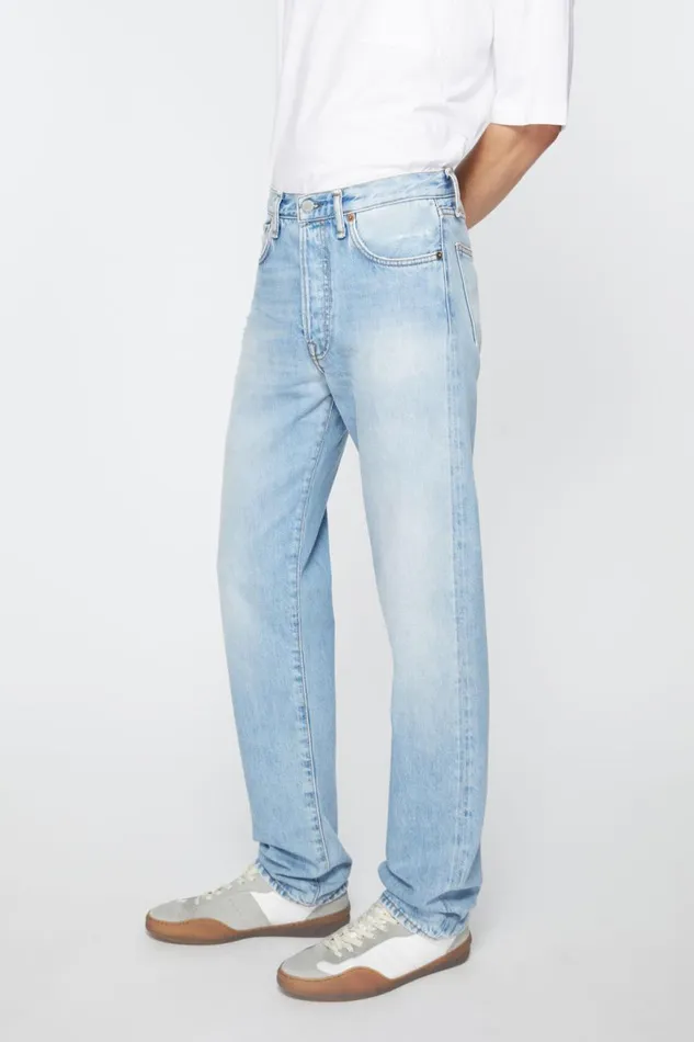 Men Regular Fit Jeans 1996 Light Blue Acne Studios Jeans