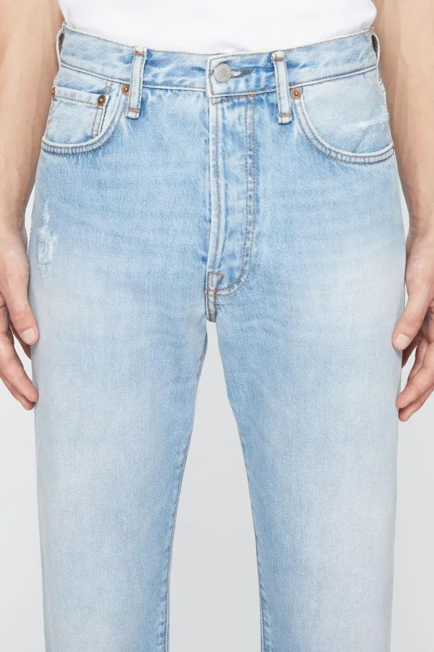 Men Regular Fit Jeans 1996 Light Blue Acne Studios Jeans