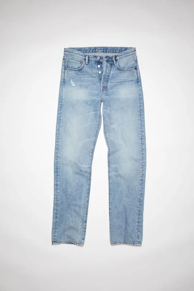 Men Regular Fit Jeans 1996 Light Blue Acne Studios Jeans