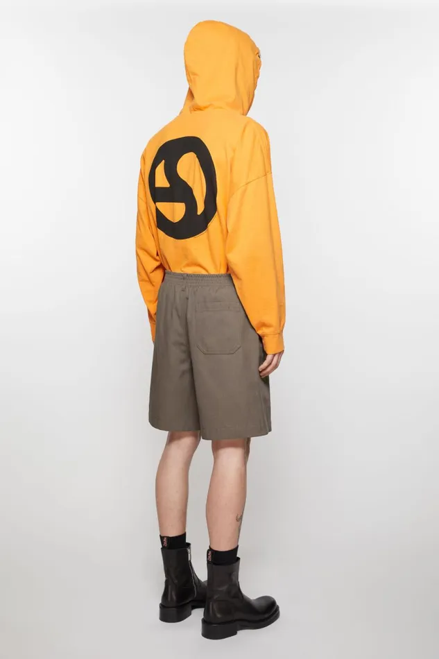 Men Regular Fit Shorts Hazelnut Brown Acne Studios Shorts