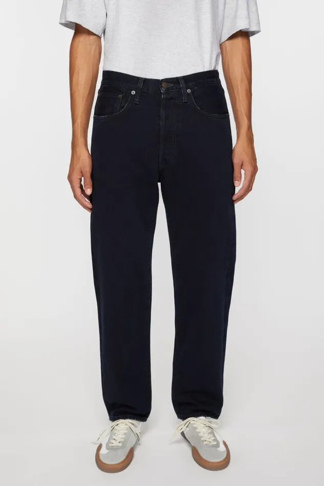 Men Relaxed Fit Jeans 8211 2003 Blueblack Acne Studios Jeans