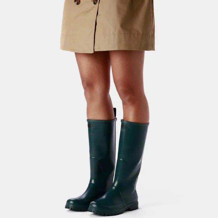 Men Rubber Boots Unisex 799 RUBBER BOOTS LETTERING High Cut GREEN DK FORESTOFF WHITE Superga Gumboots