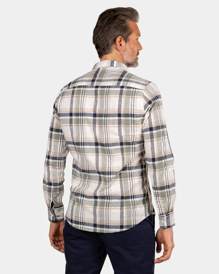 Men Shirts NZA New Zealand Auckland Grey And Green Checkered Shirt 8211 Sage Men Shirts NZA New Zealand Auckland Grey And Green Checkered Shirt 8211 Sage
