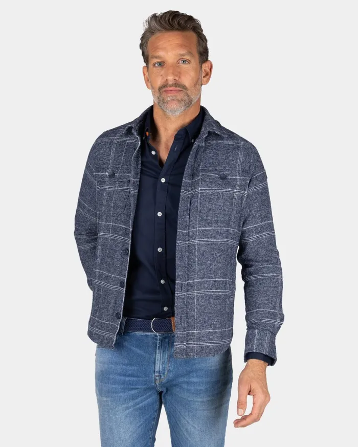 Men Shirts NZA New Zealand Auckland Navy Cotton Overshirt 8211 Autumn Navy