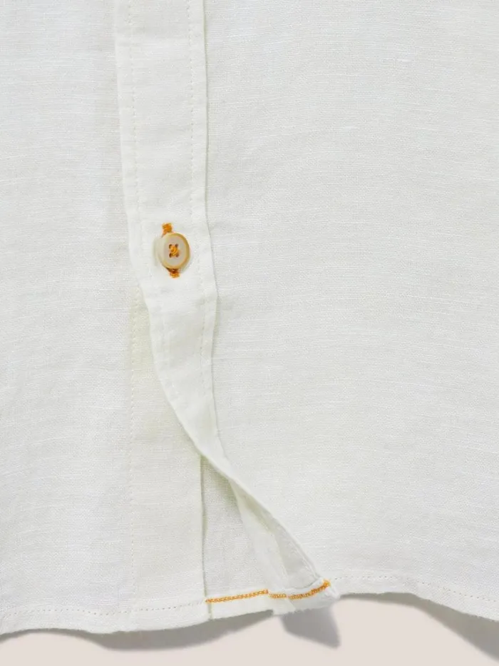 Men SHIRTS White Stuff Pembroke LS Linen Shirt Light Natural Men SHIRTS White Stuff Pembroke LS Linen Shirt Light Natural