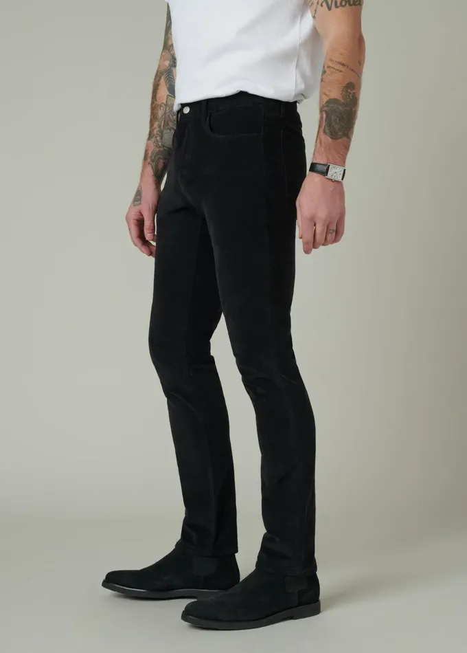Men Slim Skinny Joe039s Jeans THE ASHER CORD Black