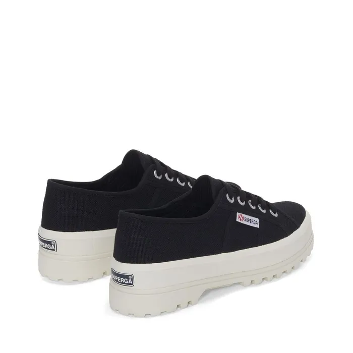 Men Sneakers Unisex 2555 ALPINA Low Cut BLACKF AVORIO Superga Low Cut