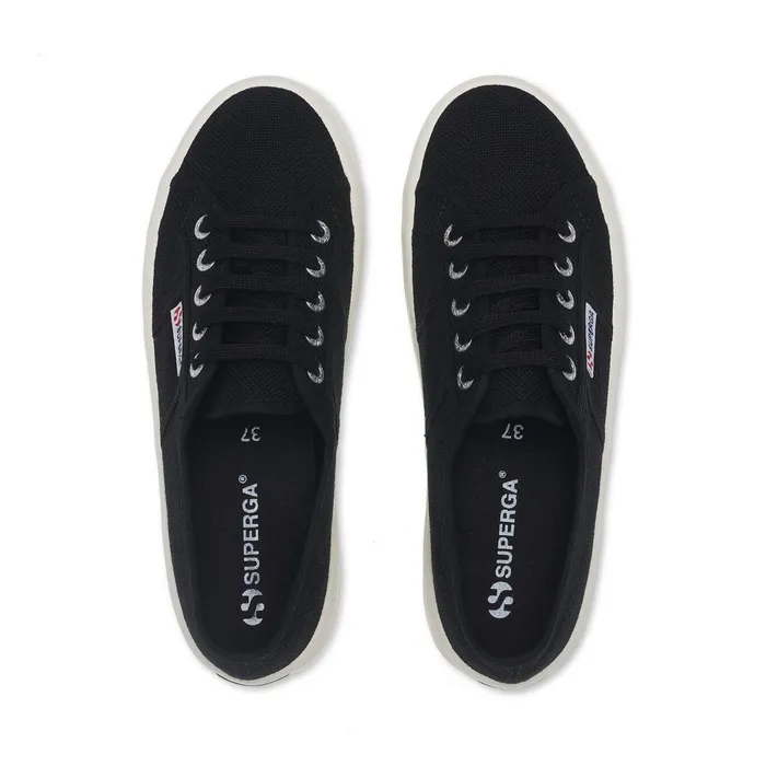 Men Sneakers Unisex 2555 ALPINA Low Cut BLACKF AVORIO Superga Low Cut