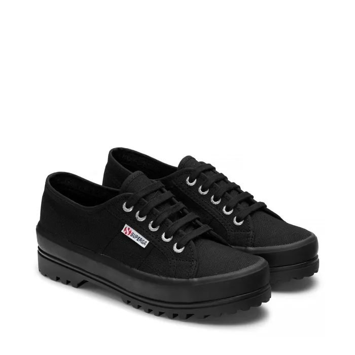 Men Sneakers Unisex 2555 ALPINA Low Cut FULL BLACK Superga Low Cut