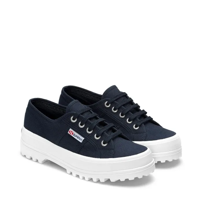 Men Sneakers Unisex 2555 ALPINA Low Cut NAVYFWHITE Superga Low Cut