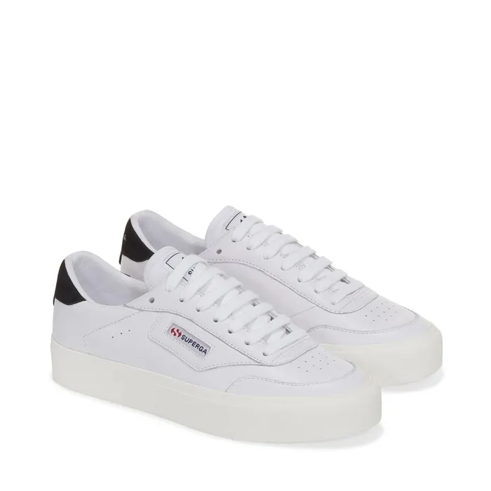 Men Sneakers Unisex 3843 COURT Low Cut WHITEBRISTOL BLACKFAVORIO Superga Low Cut