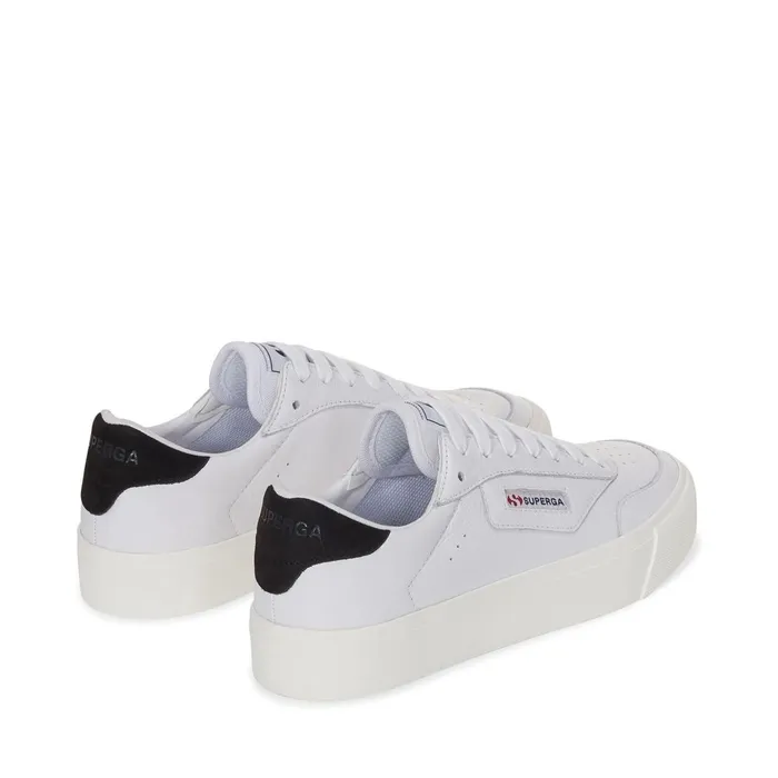 Men Sneakers Unisex 3843 COURT Low Cut WHITEBRISTOL BLACKFAVORIO Superga Low Cut