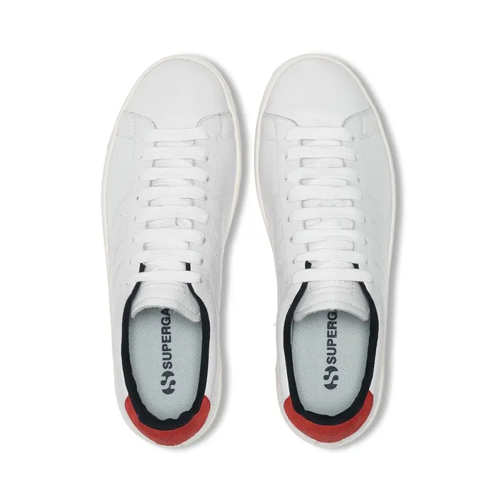 Men Sneakers Unisex 4833 LENDL MATCH Low Cut WHITENAVYRED Superga Low Cut