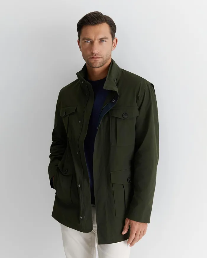 Men Sportscraft Jackets and Blazers Colliers Parker Khaki