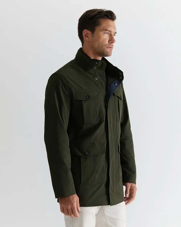 Men Sportscraft Jackets and Blazers Colliers Parker Khaki