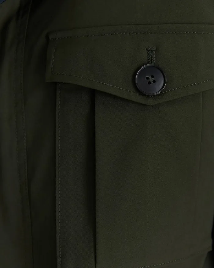 Men Sportscraft Jackets and Blazers Colliers Parker Khaki