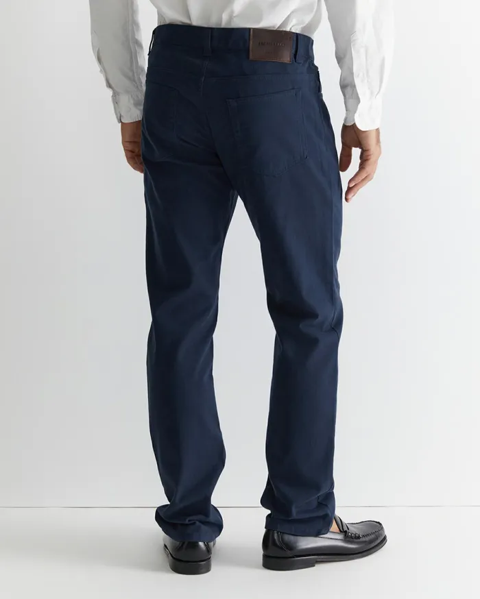 Men Sportscraft Pants Bedford Jean Mid Blue