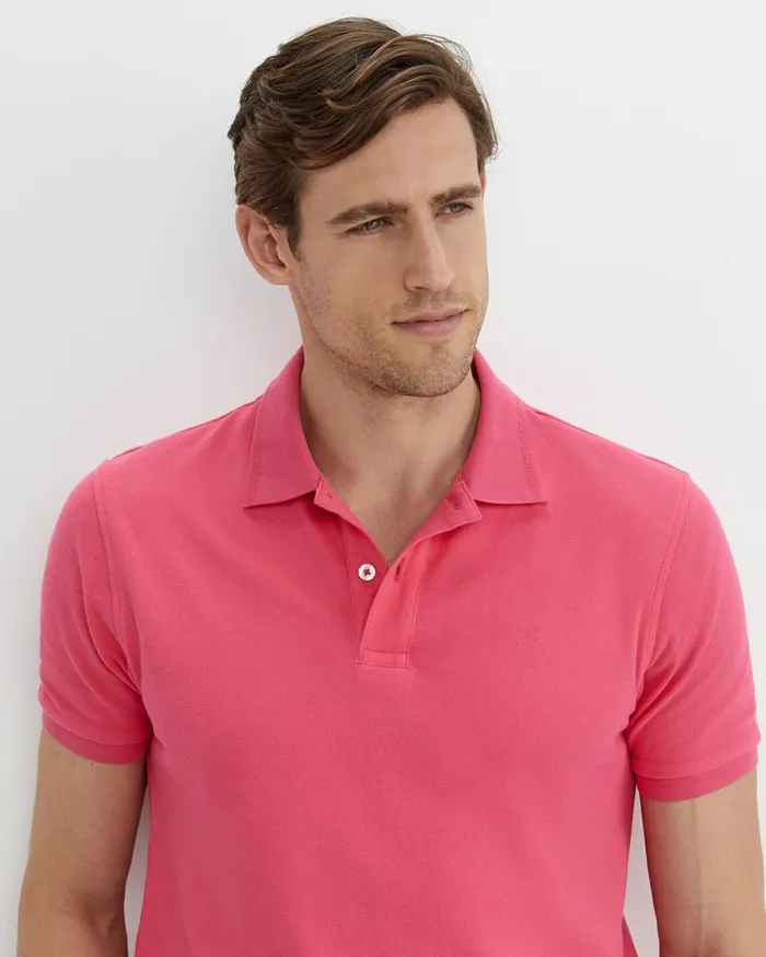 Men Sportscraft TShirts and Polos SC Pique Polo Hibiscus