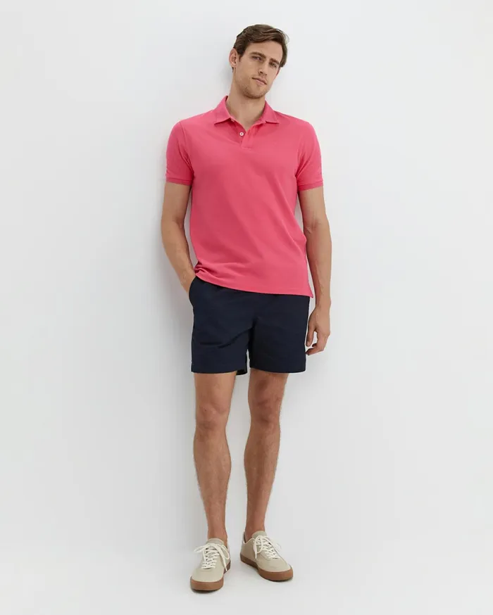 Men Sportscraft TShirts and Polos SC Pique Polo Hibiscus
