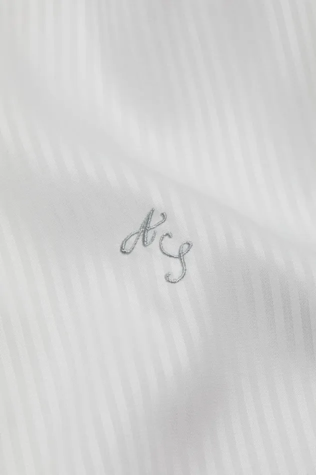Men Stripe Buttonup Shirt White Acne Studios Shirts