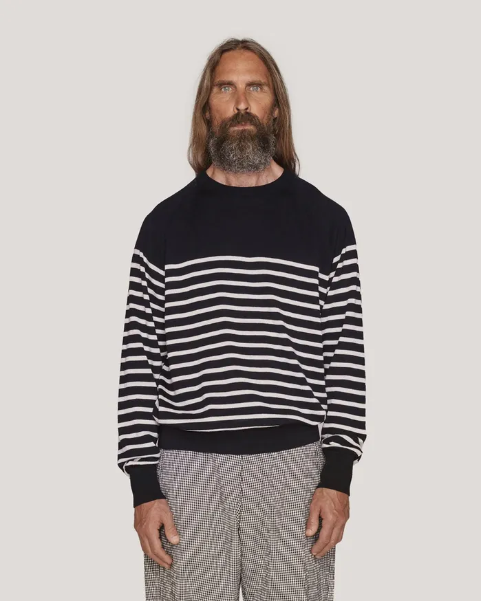 Men Suedehead Jumper Multi YMC Knitwear