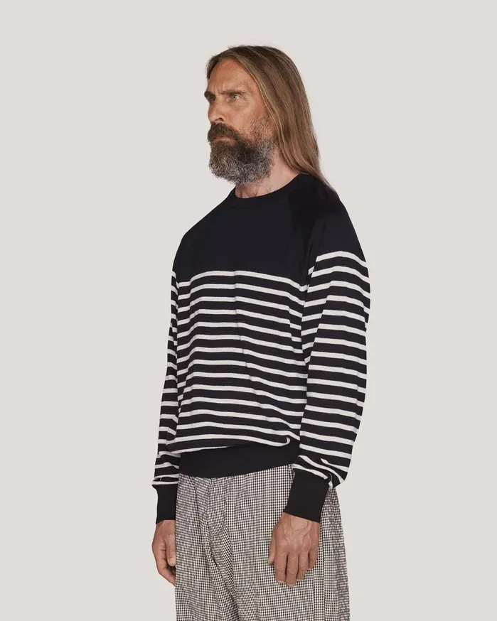 Men Suedehead Jumper Multi YMC Knitwear