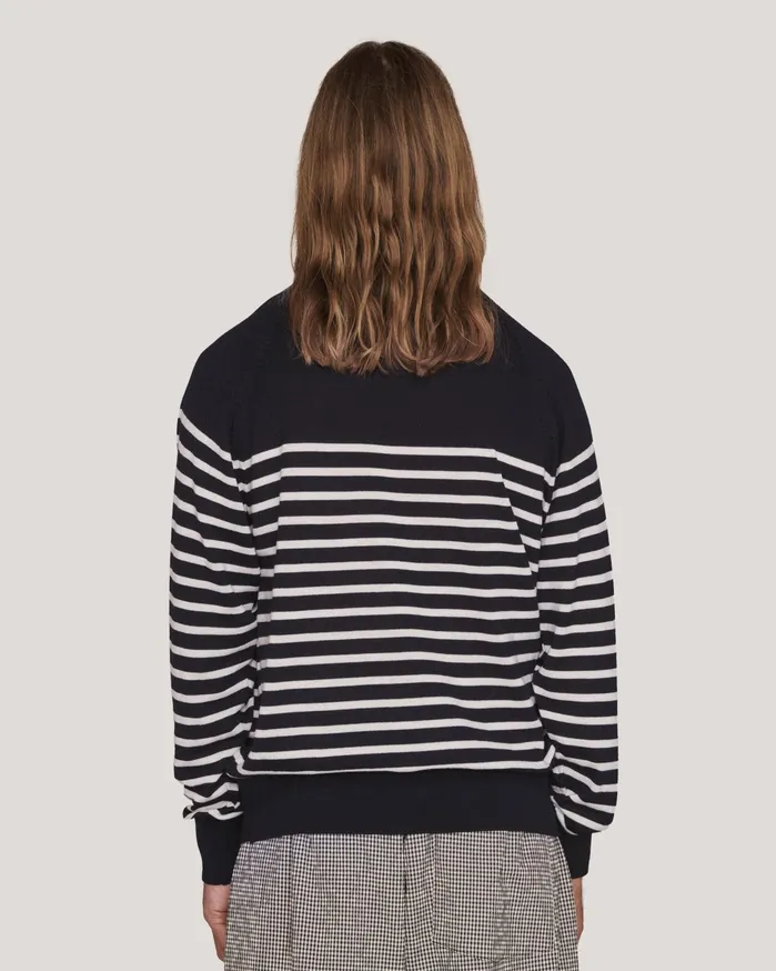 Men Suedehead Jumper Multi YMC Knitwear