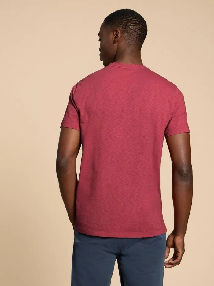 Men TSHIRTS White Stuff Abersoch Short Sleeve Tee Mid Coral Men TSHIRTS White Stuff Abersoch Short Sleeve Tee Mid Coral