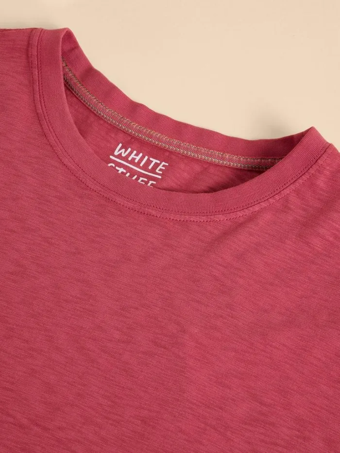Men TSHIRTS White Stuff Abersoch Short Sleeve Tee Mid Coral Men TSHIRTS White Stuff Abersoch Short Sleeve Tee Mid Coral