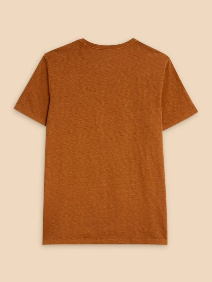 Men TSHIRTS White Stuff Abersoch Short Sleeve Tee Mid Tan Men TSHIRTS White Stuff Abersoch Short Sleeve Tee Mid Tan