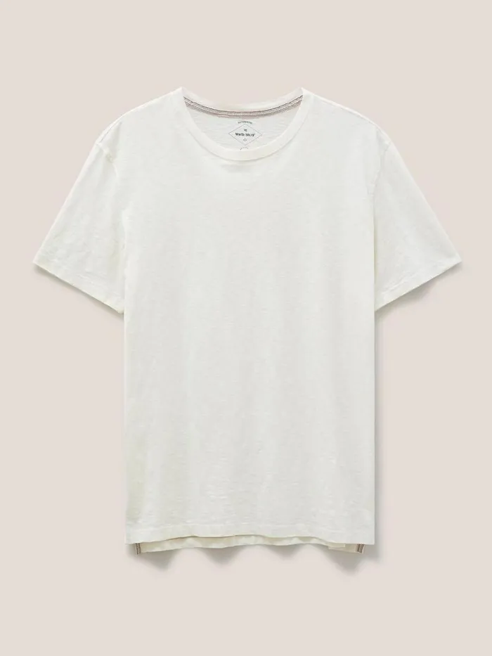 Men TSHIRTS White Stuff Abersoch Short Sleeve Tee Natural White Men TSHIRTS White Stuff Abersoch Short Sleeve Tee Natural White