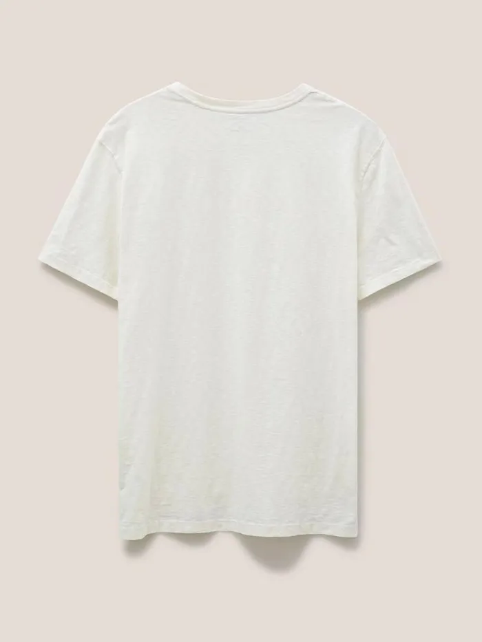 Men TSHIRTS White Stuff Abersoch Short Sleeve Tee Natural White Men TSHIRTS White Stuff Abersoch Short Sleeve Tee Natural White