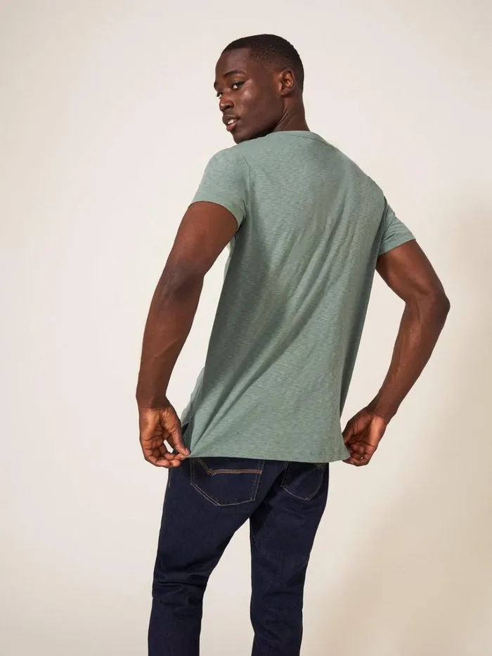 Men TSHIRTS White Stuff Trawler Graphic Tshirt Dusty Green Men TSHIRTS White Stuff Trawler Graphic Tshirt Dusty Green