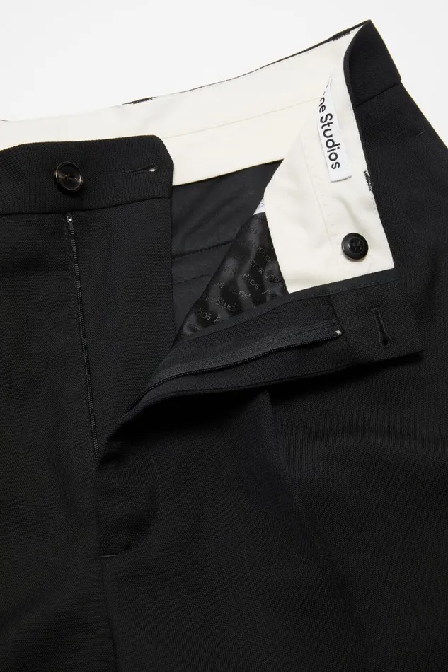 Men Tailored Shorts Black Acne Studios Shorts
