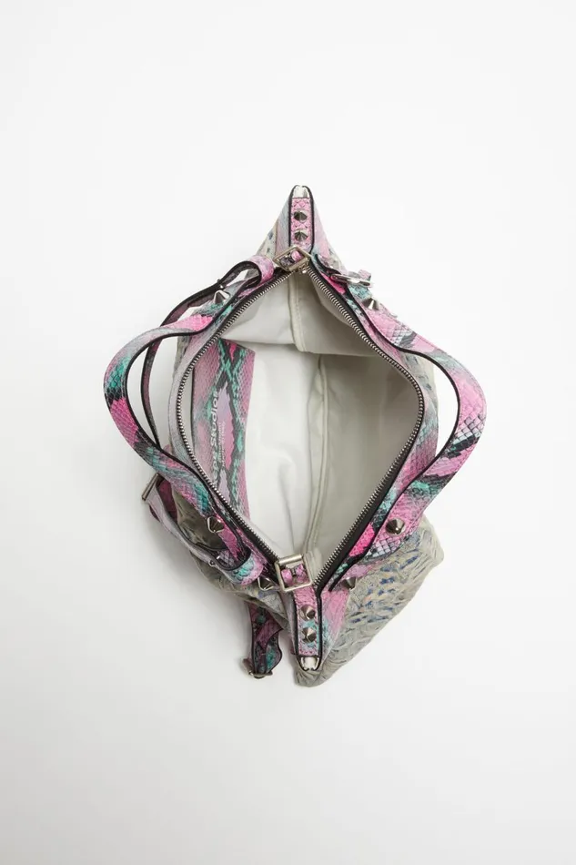 Men Tote Bag Light Bluepink Acne Studios Bags