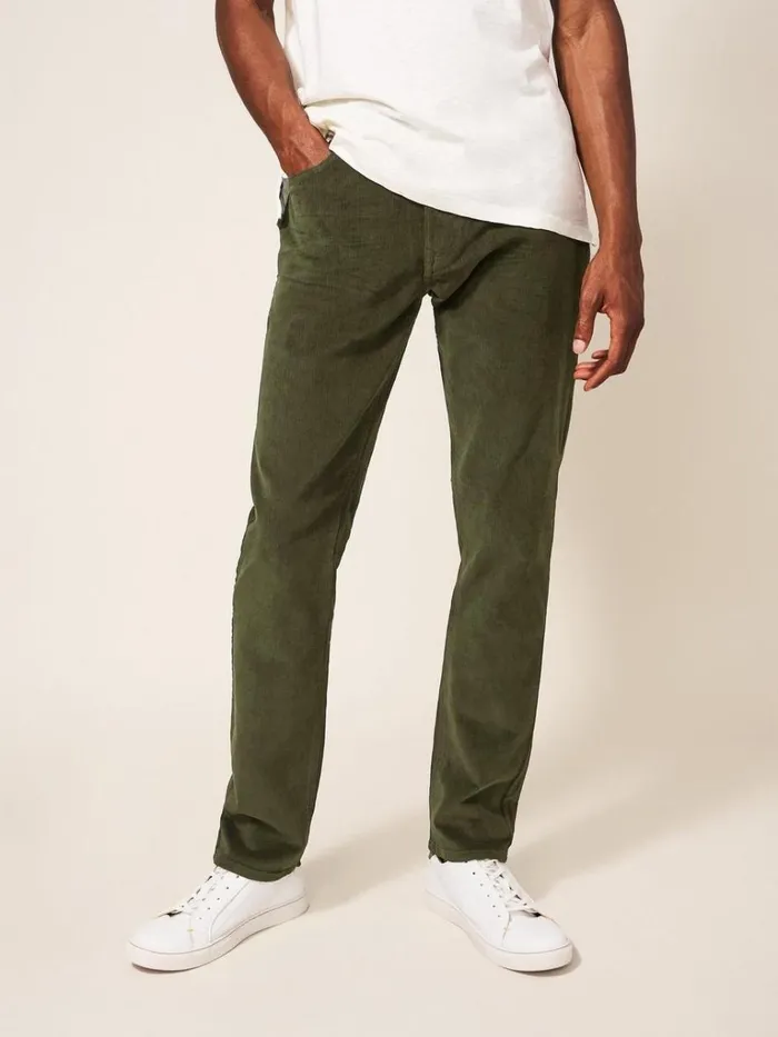 Men TROUSERS White Stuff Crosby Cord Trouser Light Green