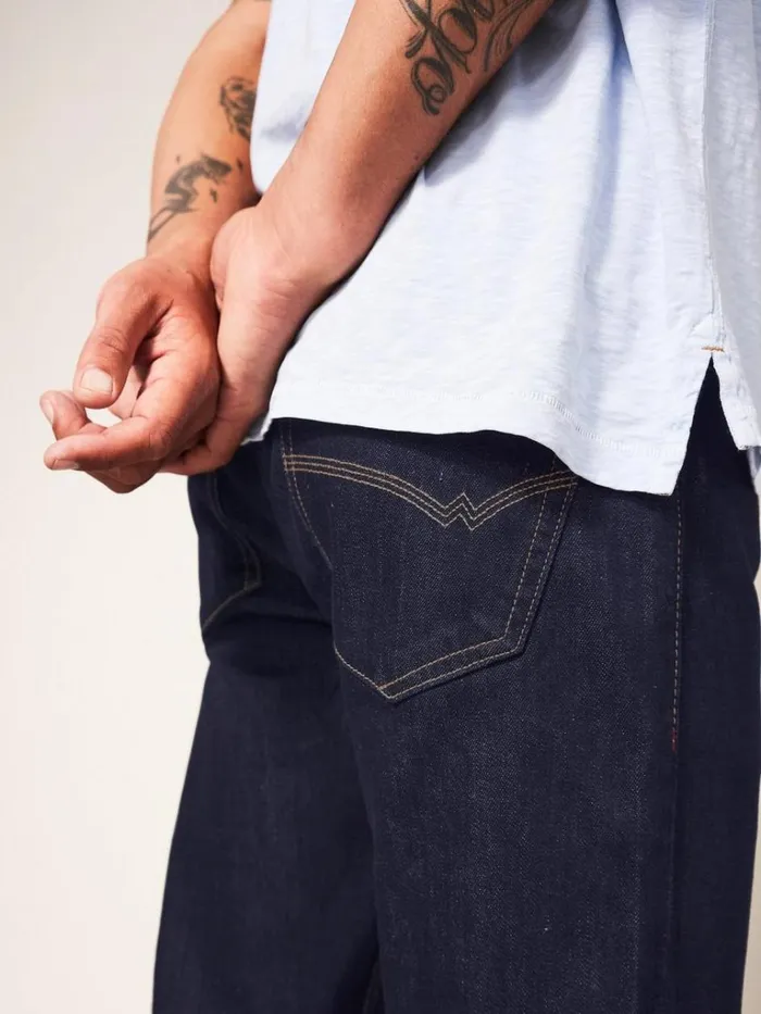 Men TROUSERS White Stuff Harwood Straight Jean Dk Denim Men TROUSERS White Stuff Harwood Straight Jean Dk Denim