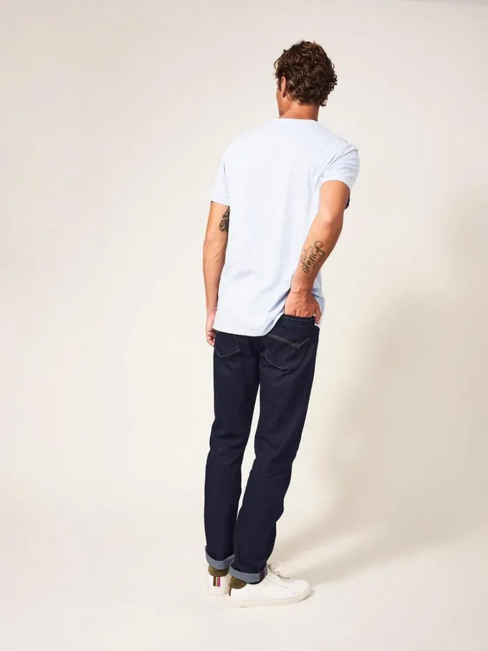 Men TROUSERS White Stuff Harwood Straight Jean Dk Denim Men TROUSERS White Stuff Harwood Straight Jean Dk Denim