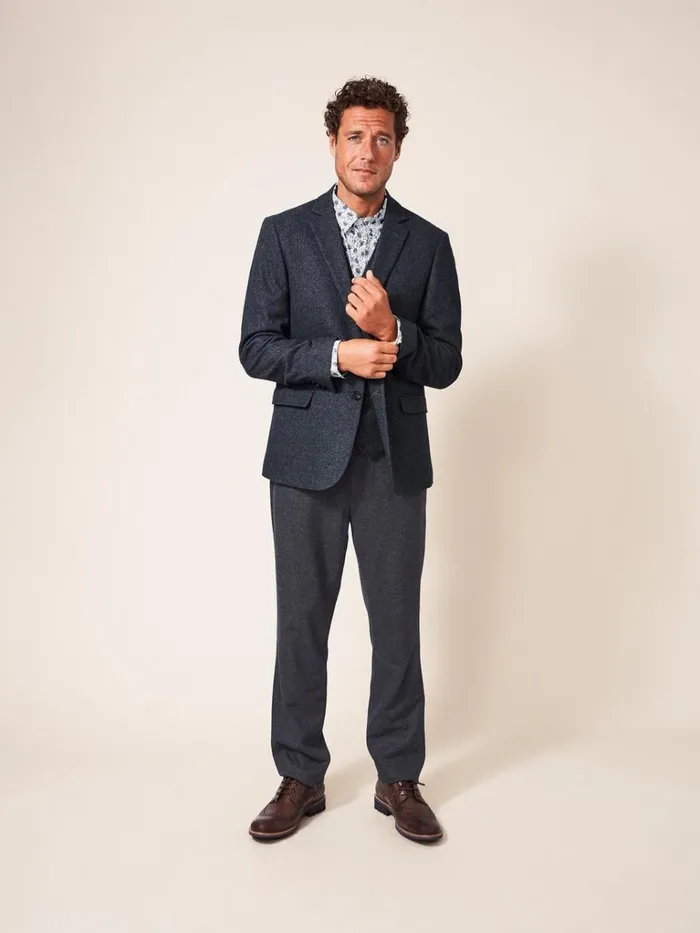 Men TROUSERS White Stuff Heath Trouser Charcoal Grey