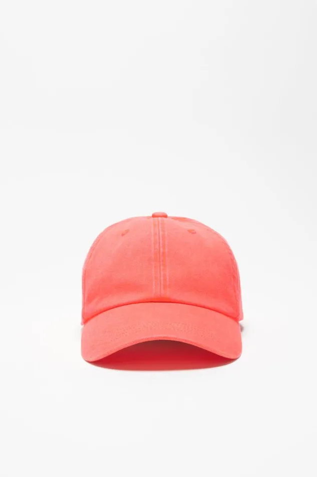 Men Twill Cap Fluo Pink Acne Studios Hats