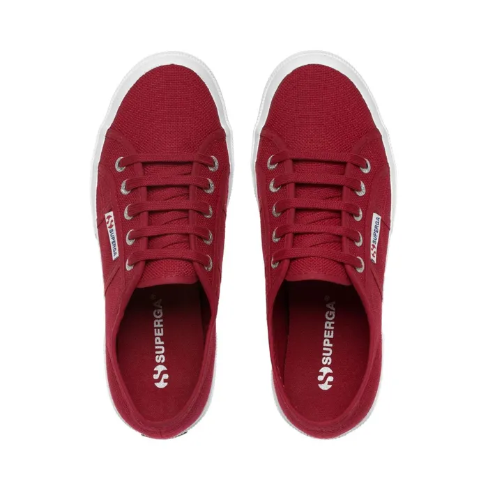Men Unisex 2750COTU CLASSIC Sneaker RED DK SCARLET Superga Low Cut