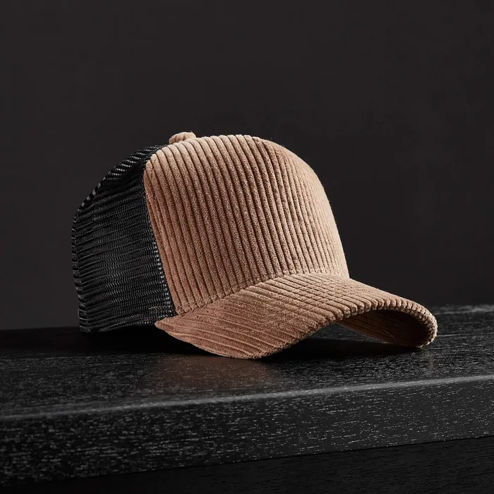 MENWOMEN James Perse HATS Corduroy Trucker Hat Chestnut