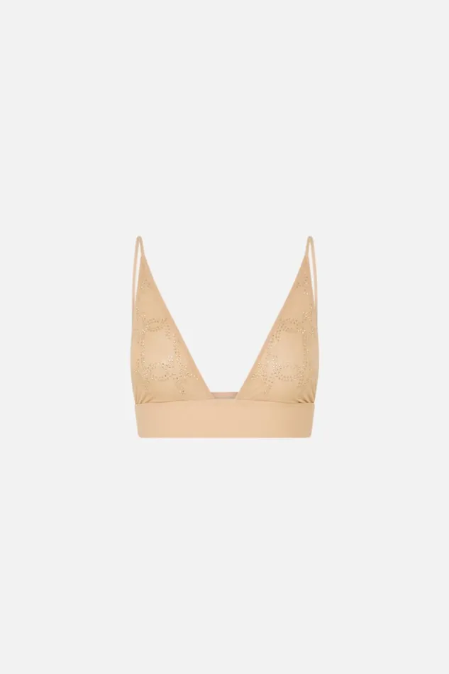 MESH SOFT PULL ON TRI BRA SOLID NUDE Solid Nude Womens Camilla Bras and Underwear