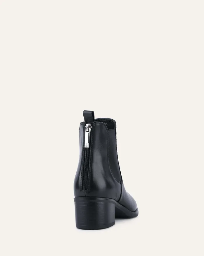 MID ANKLE BOOTS Women Claire mid ankle boots black leather jomercer MID ANKLE BOOTS Women Claire mid ankle boots black leather jomercer