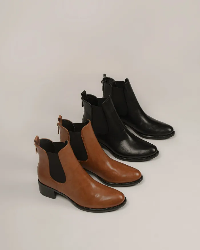 MID ANKLE BOOTS Women Claire mid ankle boots black leather jomercer MID ANKLE BOOTS Women Claire mid ankle boots black leather jomercer