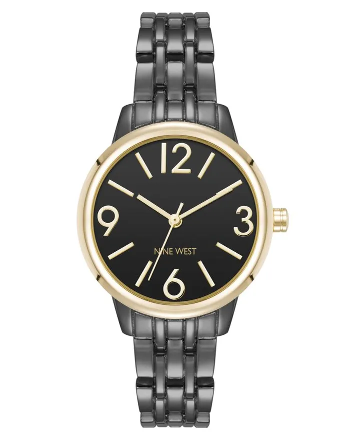 Mini Boyfriend Watch Black Women Nine West Straps