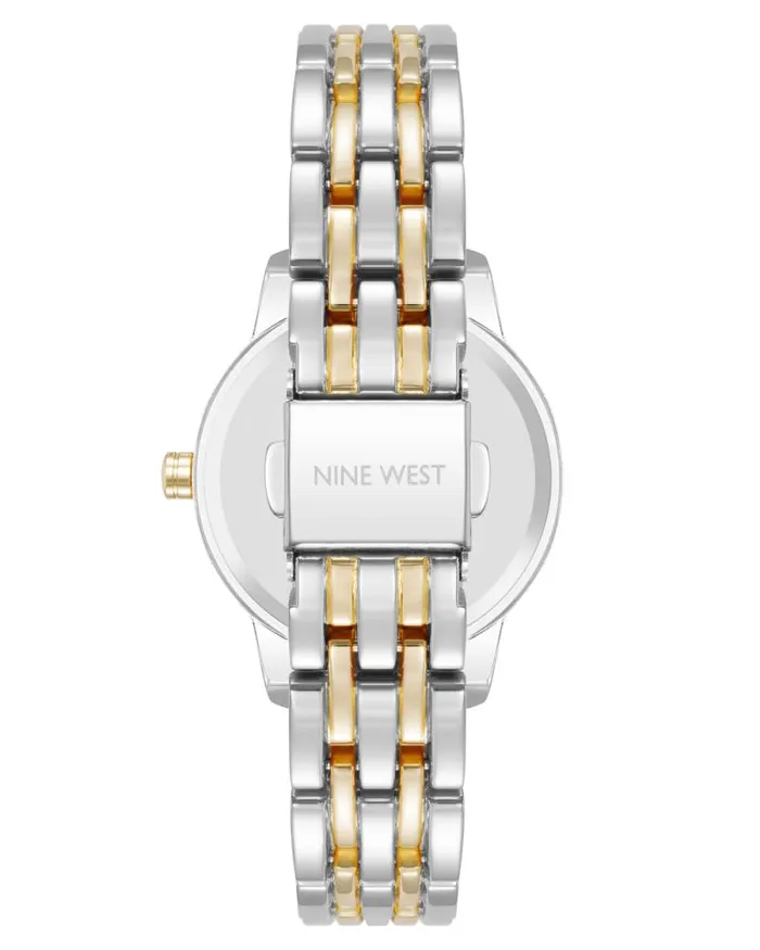 Mini Boyfriend Watch Greytwotone Women Nine West Straps Mini Boyfriend Watch Greytwotone Women Nine West Straps